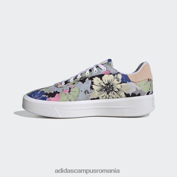 adidas campus romania pantofi cln platformă curte albă adidas femei alb/portocaliu J266N222059