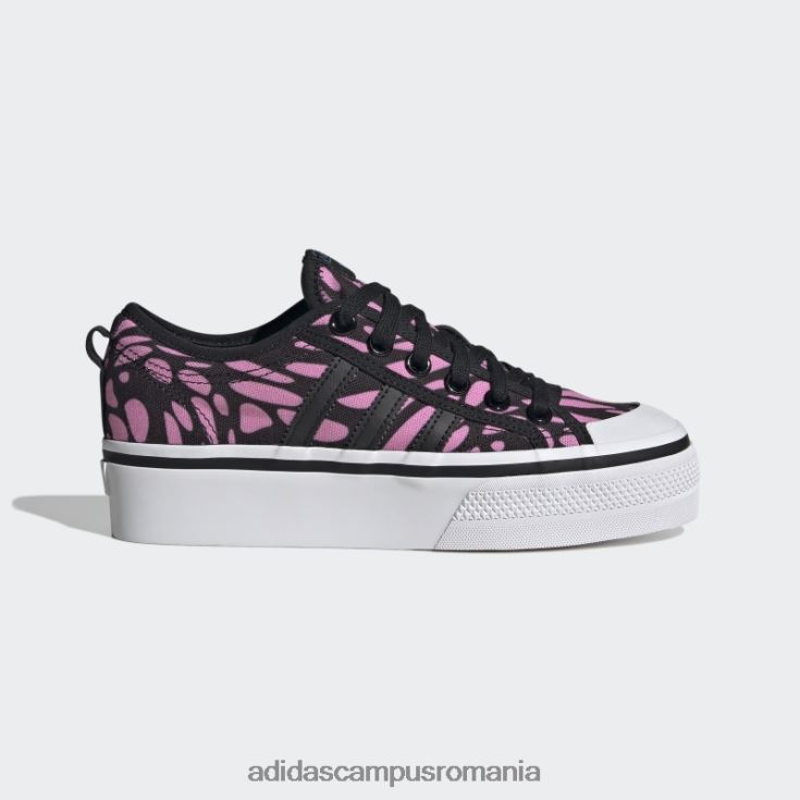 adidas campus romania pantofi cu platformă nizza negri femei negru J266N222237