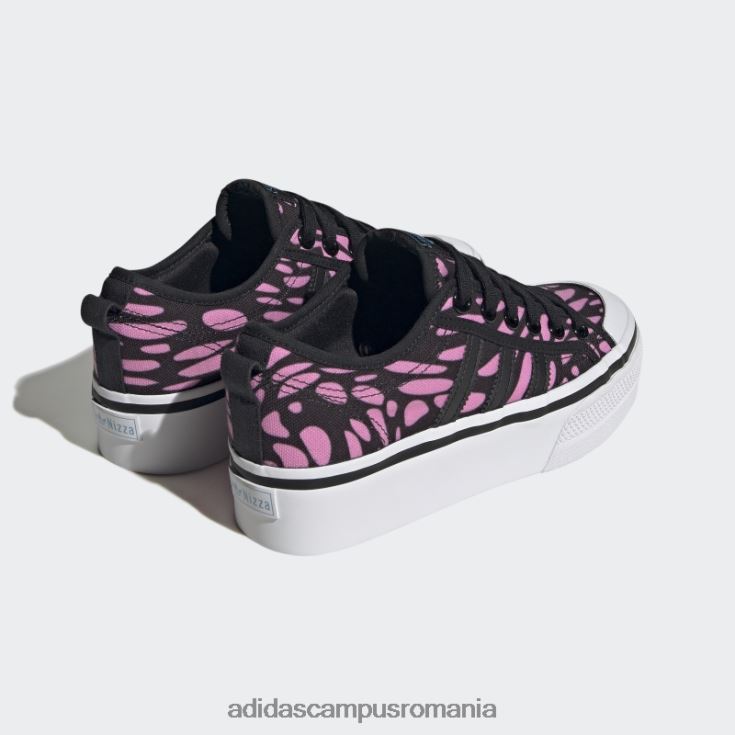adidas campus romania pantofi cu platformă nizza negri femei negru J266N222237