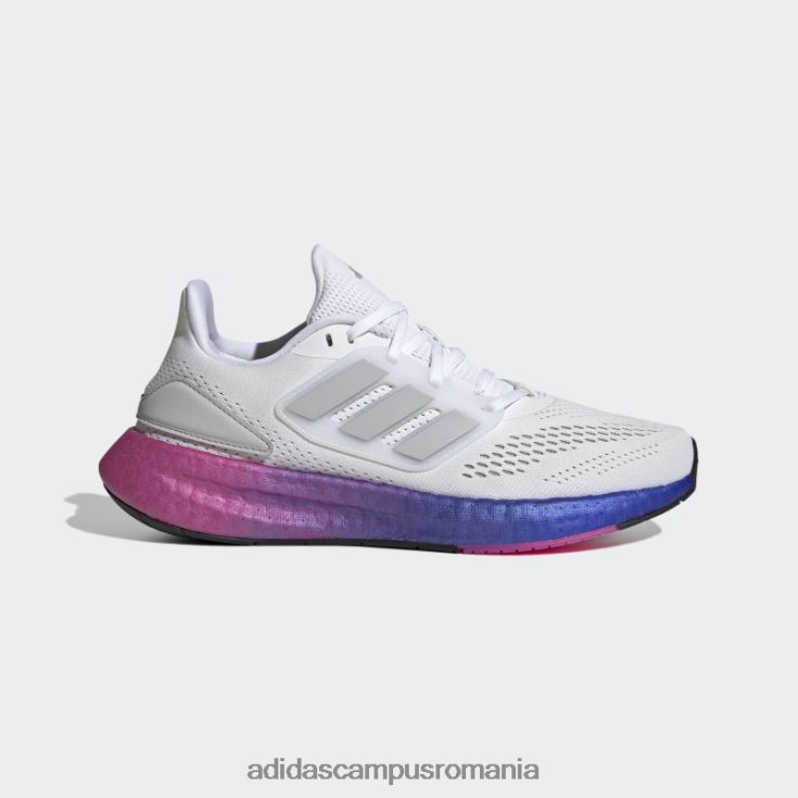 adidas campus romania pantofi de alergare albi pureboost 22 femei alb/gri/fucsia J266N222138