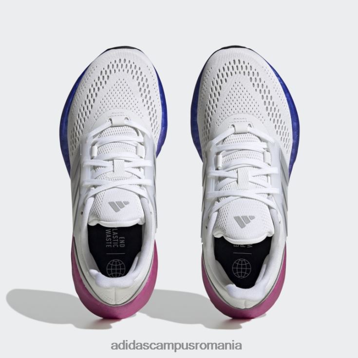 adidas campus romania pantofi de alergare albi pureboost 22 femei alb/gri/fucsia J266N222138