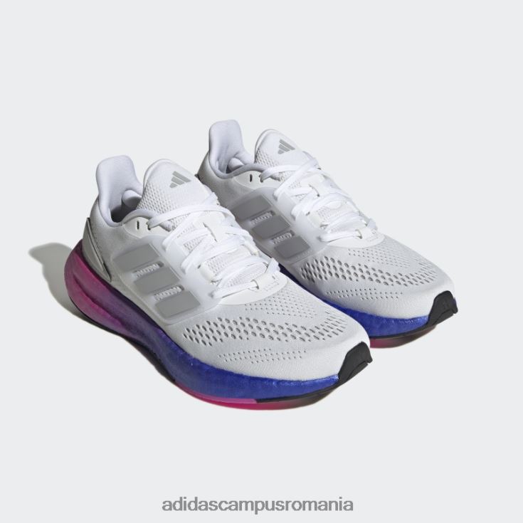 adidas campus romania pantofi de alergare albi pureboost 22 femei alb/gri/fucsia J266N222138
