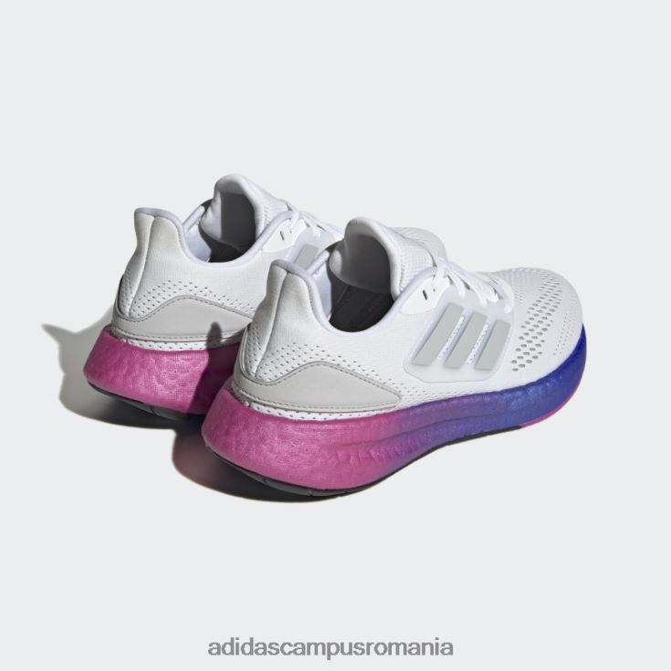 adidas campus romania pantofi de alergare albi pureboost 22 femei alb/gri/fucsia J266N222138