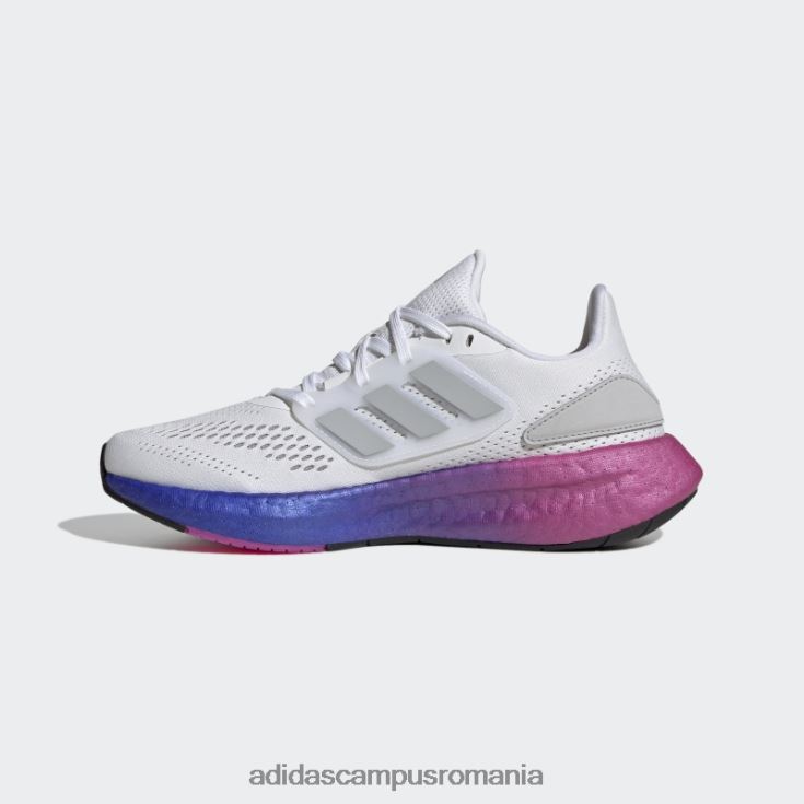 adidas campus romania pantofi de alergare albi pureboost 22 femei alb/gri/fucsia J266N222138