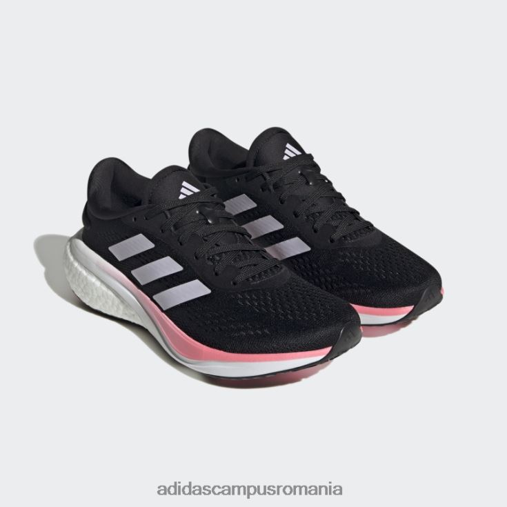 adidas campus romania pantofi de alergare supernova 2.0 negri femei negru/argintiu zori/roz fascicul J266N222328