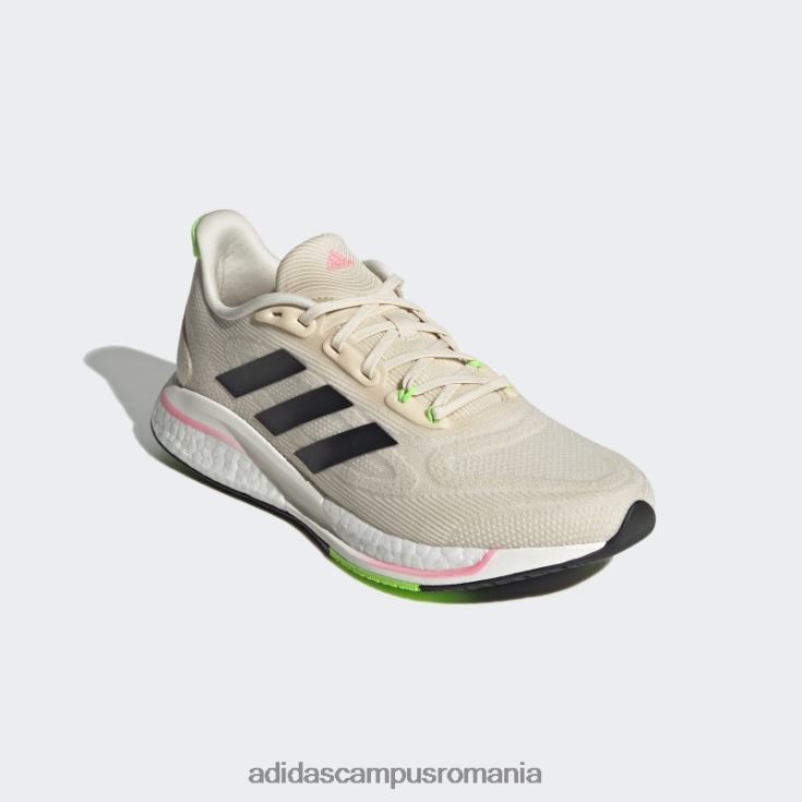 adidas campus romania pantofi de alergare supernova+ nuanță ecru femei nuanță ecru/carbon/roz fascicul J266N222201