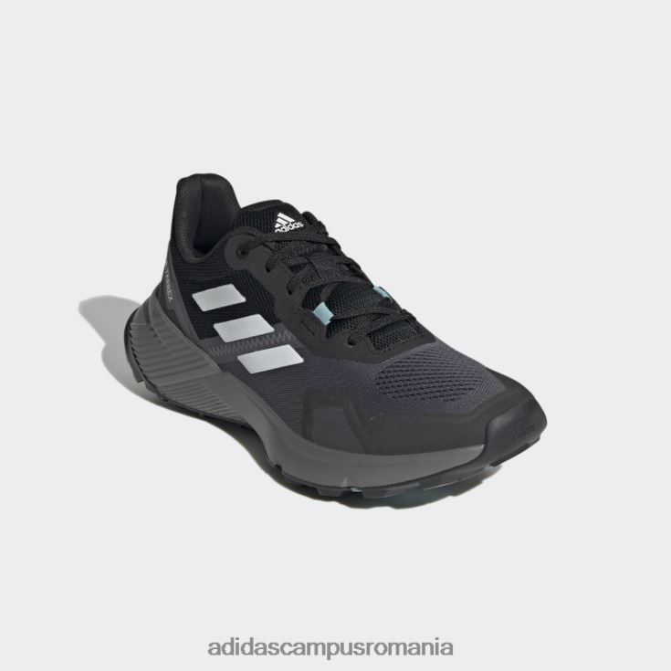 adidas campus romania pantofi de alergare terrex soulstride alb femei negru/alb/tonă mentă J266N221958