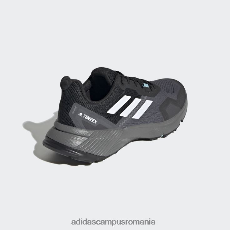 adidas campus romania pantofi de alergare terrex soulstride alb femei negru/alb/tonă mentă J266N221958