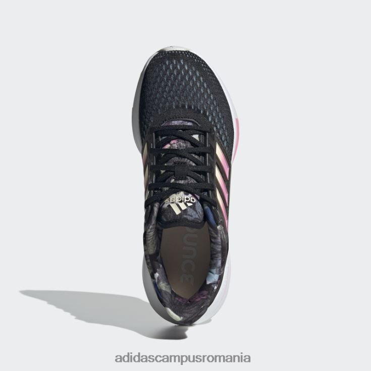 adidas campus romania pantofi de alergat negri eq21 run femei negru/portocaliu/roz J266N222001