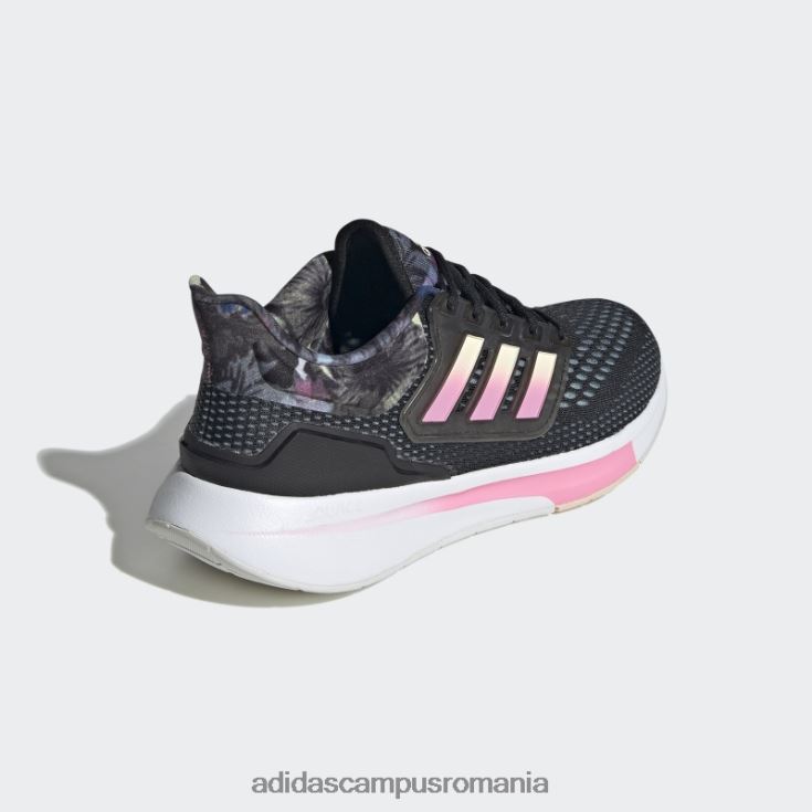 adidas campus romania pantofi de alergat negri eq21 run femei negru/portocaliu/roz J266N222001