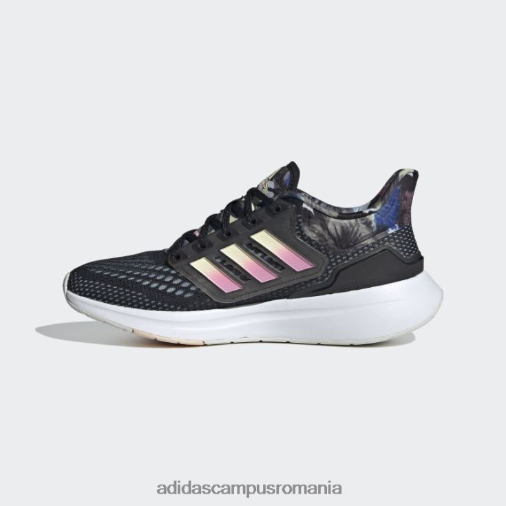 adidas campus romania pantofi de alergat negri eq21 run femei negru/portocaliu/roz J266N222001