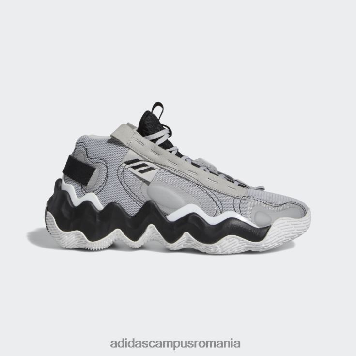adidas campus romania pantofi de baschet exhib b mid gri adidas femei gri/alb/negru J266N222158