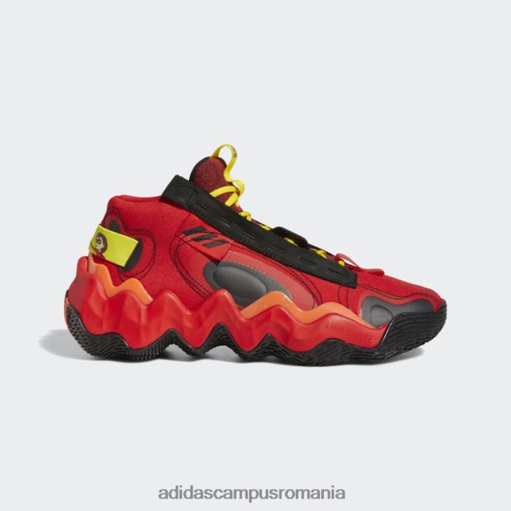 adidas campus romania pantofi de baschet super candace parker exhibit b mid roșii femei roșu/negru/galben J266N222243