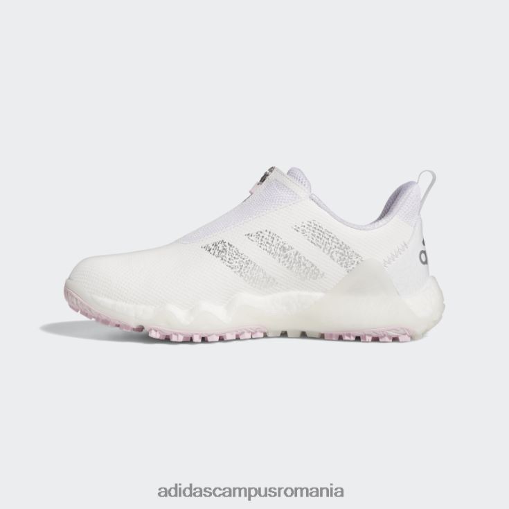 adidas campus romania pantofi de golf albi codechaos 22 fără vârfuri femei alb/argintiu/roz J266N222324