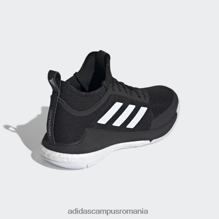 adidas campus romania pantofi de volei crazyflight mid negri femei alb negru J266N222363