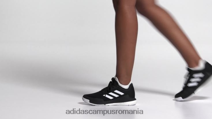 adidas campus romania pantofi de volei crazyflight negri femei alb negru J266N222315