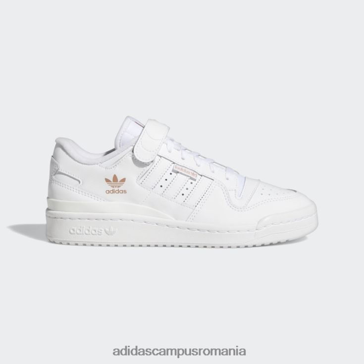 adidas campus romania pantofi forum low rose gold metalizat femei alb/aur roz metalic J266N222155