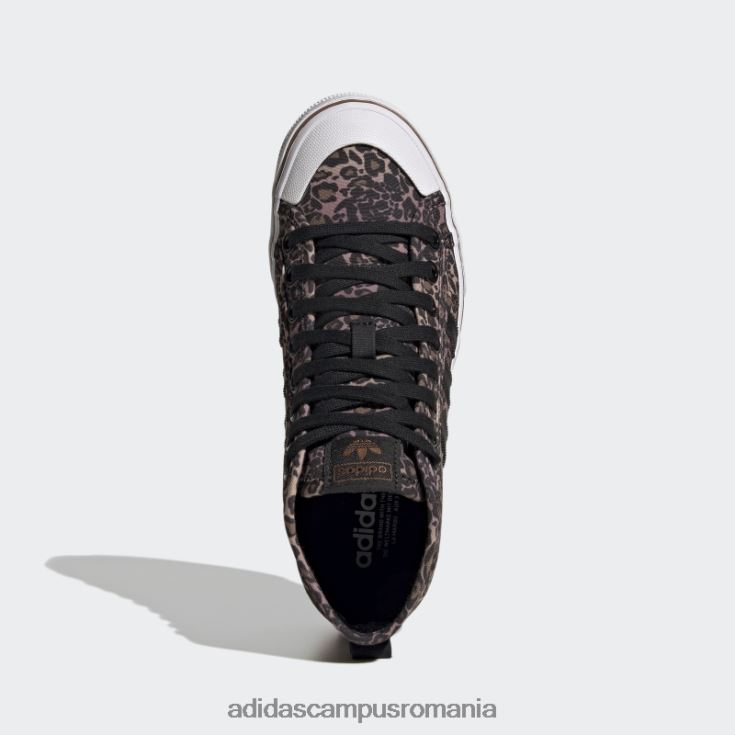 adidas campus romania pantofi negri cu platformă nizza medii femei negru/alb/maro J266N222096
