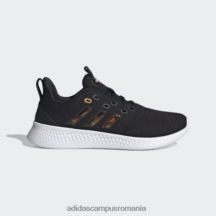 adidas campus romania pantofi negri de alergare puremotion femei negru/auriu metalic J266N221989