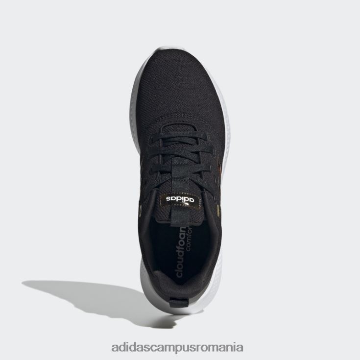 adidas campus romania pantofi negri de alergare puremotion femei negru/auriu metalic J266N221989