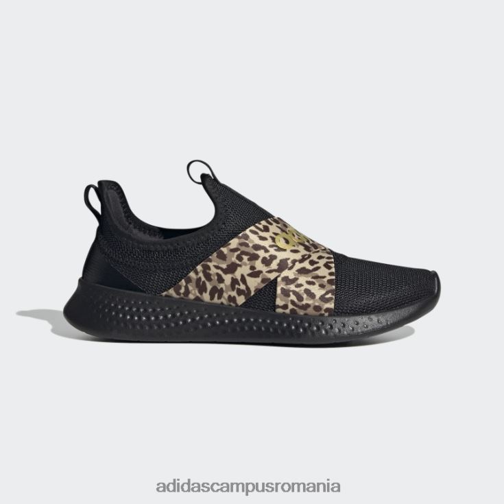 adidas campus romania pantofi negri puremotion adapt femei negru/auriu metalic J266N222319