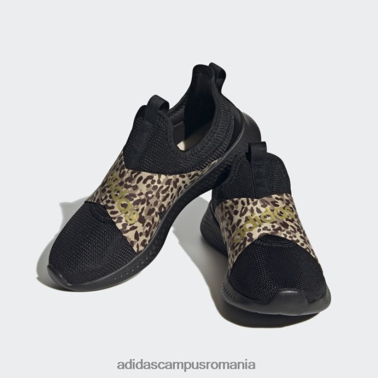 adidas campus romania pantofi negri puremotion adapt femei negru/auriu metalic J266N222319