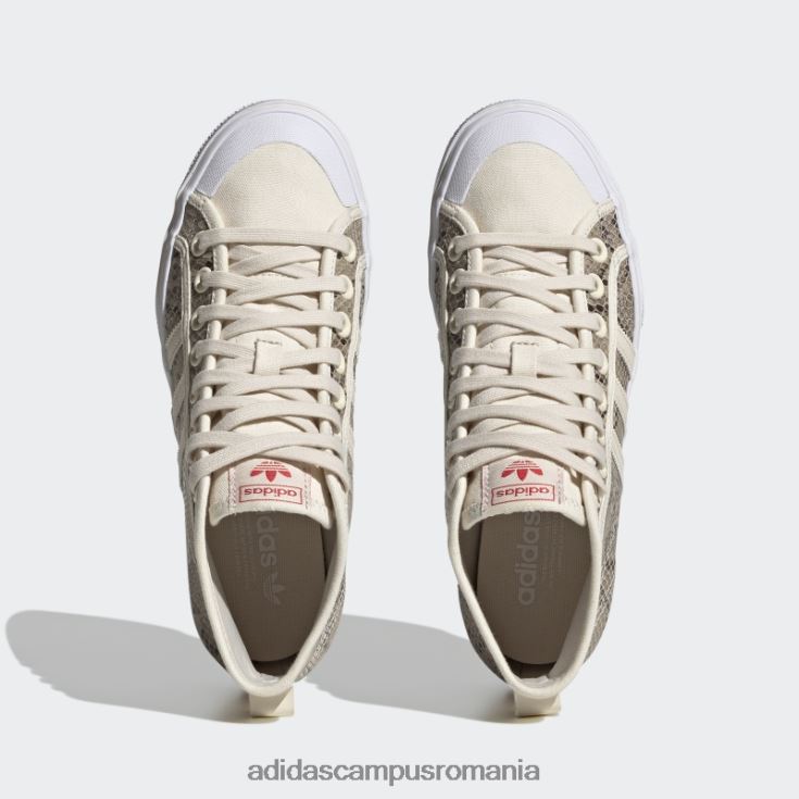 adidas campus romania pantofi nizza platform mid adidas alb femei alb negru J266N222116