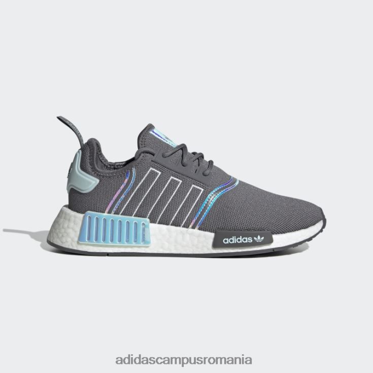adidas campus romania pantofi nmd-r1 gri fierbinte femei gri/albastru/alb J266N222221
