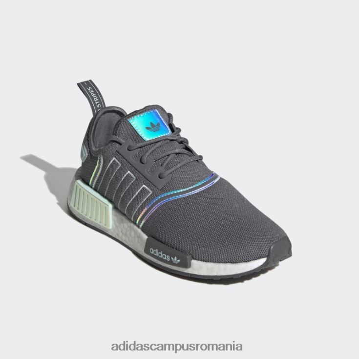 adidas campus romania pantofi nmd-r1 gri fierbinte femei gri/albastru/alb J266N222221