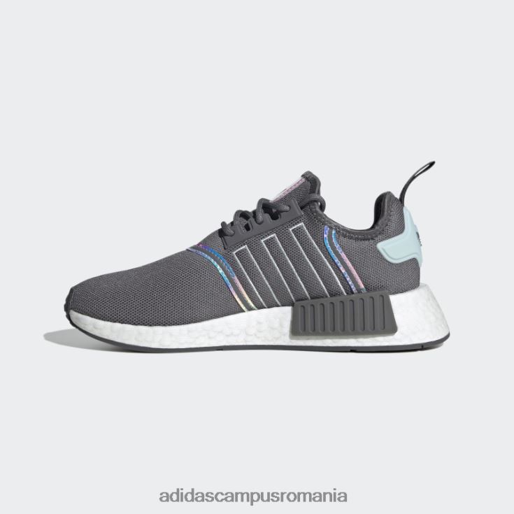 adidas campus romania pantofi nmd-r1 gri fierbinte femei gri/albastru/alb J266N222221