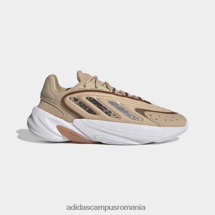 adidas campus romania pantofi ozelia bej femei bej/maro/auriu metalic J266N222249