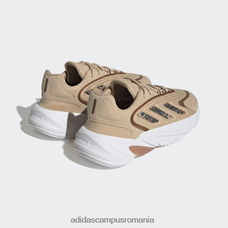 adidas campus romania pantofi ozelia bej femei bej/maro/auriu metalic J266N222249