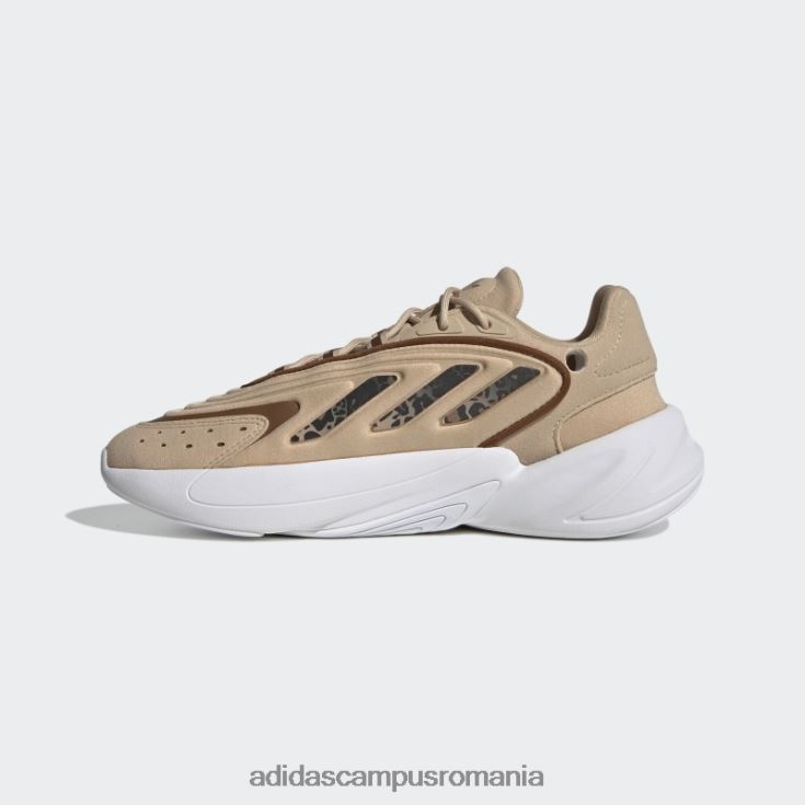 adidas campus romania pantofi ozelia bej femei bej/maro/auriu metalic J266N222249