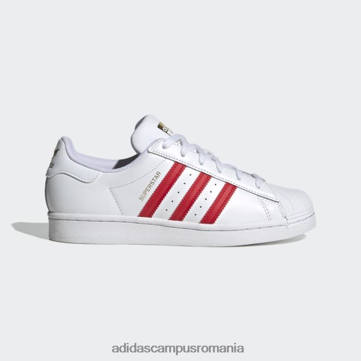 adidas campus romania pantofi superstar aurii metalici moda femei alb/stacojiu/auriu metalic J266N222094