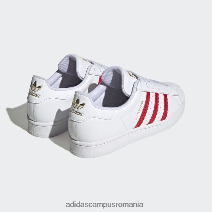 adidas campus romania pantofi superstar aurii metalici moda femei alb/stacojiu/auriu metalic J266N222094