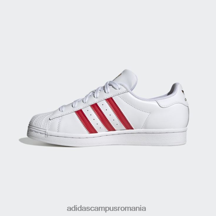 adidas campus romania pantofi superstar aurii metalici moda femei alb/stacojiu/auriu metalic J266N222094