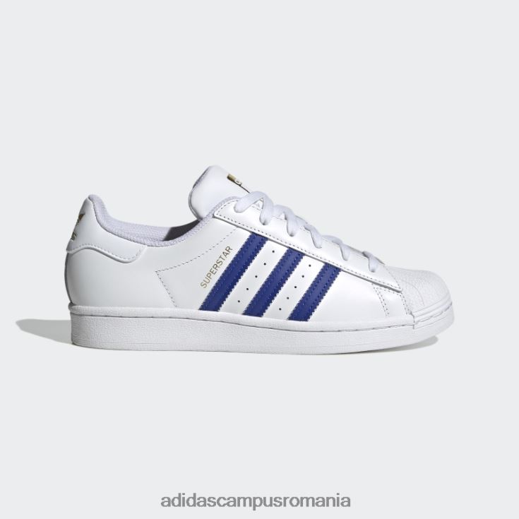 adidas campus romania pantofi superstar de moda aurii metalici femei alb/albastru/auriu metalic J266N222072