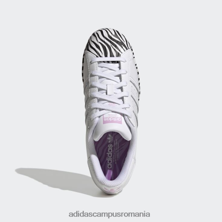 adidas campus romania pantofi superstar eleganti liliac femei alb/liliac/negru J266N222140