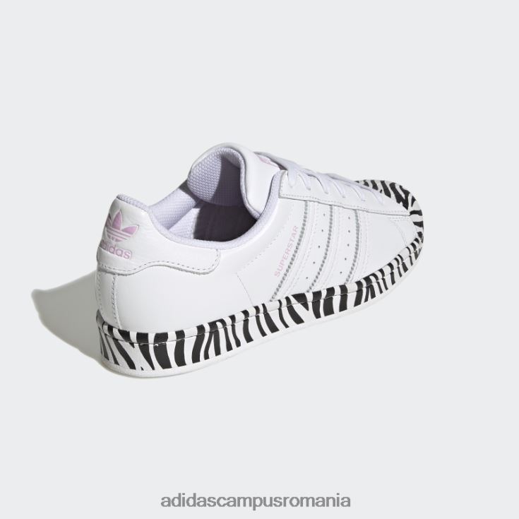 adidas campus romania pantofi superstar eleganti liliac femei alb/liliac/negru J266N222140