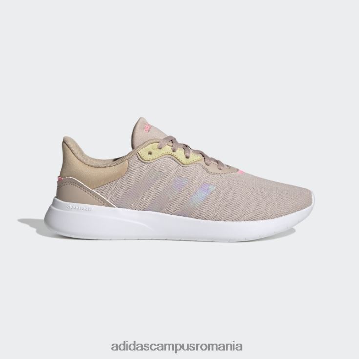 adidas campus romania pantofi taupe qt racer 3.0 femei taupe/alb/galben J266N222259
