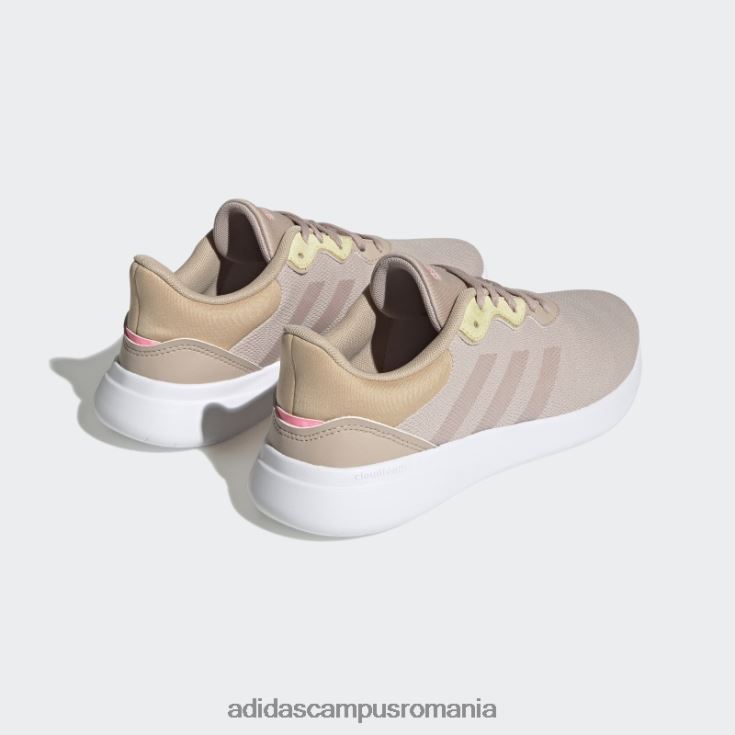 adidas campus romania pantofi taupe qt racer 3.0 femei taupe/alb/galben J266N222259