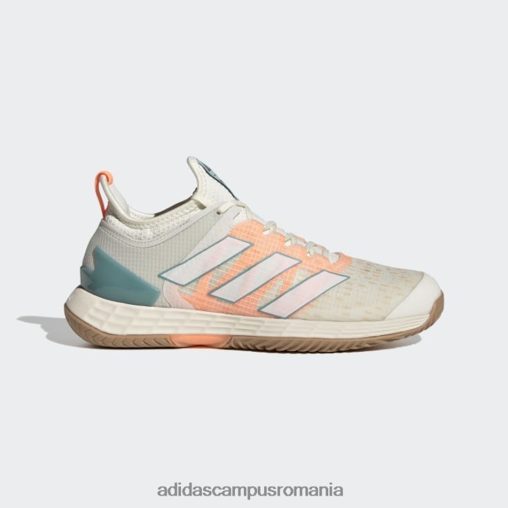 adidas campus romania pantofi tenis adizero ubersonic 4 parley alb femei alb/portocaliu fascicul J266N222321