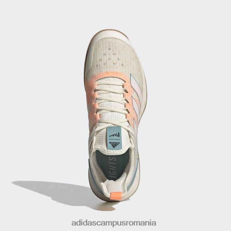 adidas campus romania pantofi tenis adizero ubersonic 4 parley alb femei alb/portocaliu fascicul J266N222321