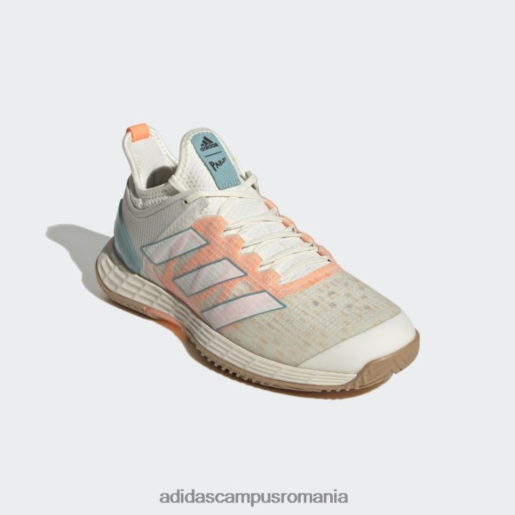 adidas campus romania pantofi tenis adizero ubersonic 4 parley alb femei alb/portocaliu fascicul J266N222321