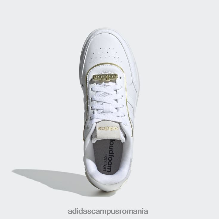 adidas campus romania postmove se pantofi aurii metalic femei alb/auriu metalic J266N222075