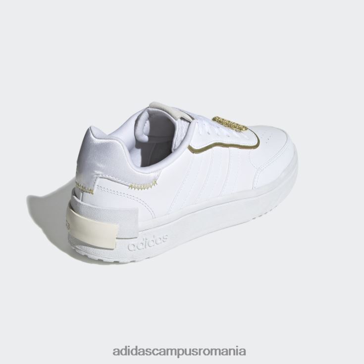adidas campus romania postmove se pantofi aurii metalic femei alb/auriu metalic J266N222075