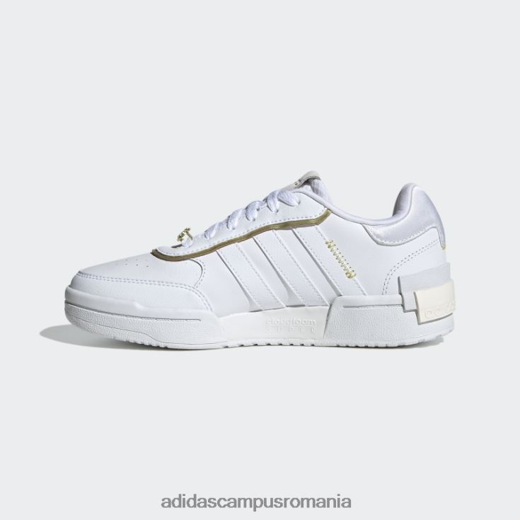 adidas campus romania postmove se pantofi aurii metalic femei alb/auriu metalic J266N222075