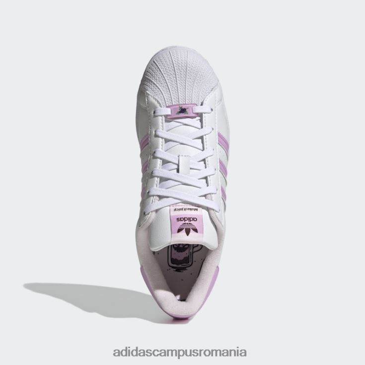 adidas campus romania superstar albă pantofii ei vegani adidas femei alb/liliac/roz J266N222167