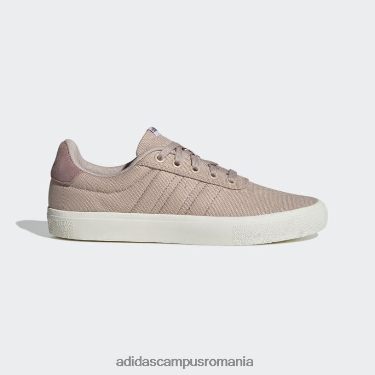 adidas campus romania taupe vulc raid3r lifestyle skateboarding pantofi de branding cu 3 dungi femei taupe/alb/violet J266N221970