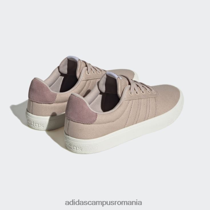 adidas campus romania taupe vulc raid3r lifestyle skateboarding pantofi de branding cu 3 dungi femei taupe/alb/violet J266N221970